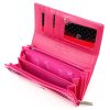 Pierre Cardin 07 SHINY 106 magenta női bőr pénztárca 19 x 10,5 cm