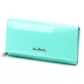   Pierre Cardin 07 SHINY 106 türkiz női bőr pénztárca 19 x 10,5 cm