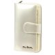 Pierre Cardin 07 SHINY 116 bézs női bőr pénztárca 9,5 x 16,5 cm
