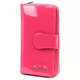   Pierre Cardin 07 SHINY 116 magenta női bőr pénztárca 9,5 x 16,5 cm