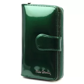   Pierre Cardin 07 SHINY 116 zöld női bőr pénztárca 9,5 x 16,5 cm