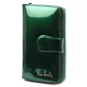   Pierre Cardin 07 SHINY 116 zöld női bőr pénztárca 9,5 x 16,5 cm