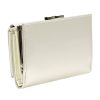 Pierre Cardin 07 SHINY 117 bézs női rostbőr-bőr pénztárca 12,5 x 9 cm