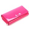 Pierre Cardin 07 SHINY 121 magenta női bőr-rostbőr pénztárca 19,5 x 10 cm