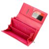 Pierre Cardin 07 SHINY 121 magenta női bőr-rostbőr pénztárca 19,5 x 10 cm
