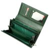 Pierre Cardin 07 SHINY 121 zöld női bőr-rostbőr pénztárca 19,5 x 10 cm