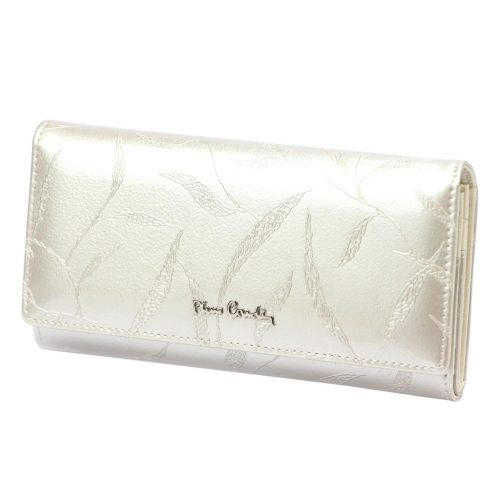 Pierre Cardin 02 LEAF 102 krém női bőr pénztárca 18.5 x 10 x 3 cm