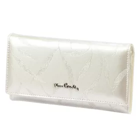   Pierre Cardin 02 LEAF 114 krém női bőr pénztárca 17.5 x 9.5 x 3.3 cm