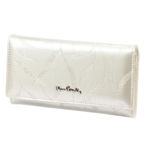 Pierre Cardin 02 LEAF 114 krém női bőr pénztárca 17.5 x 9.5 x 3.3 cm