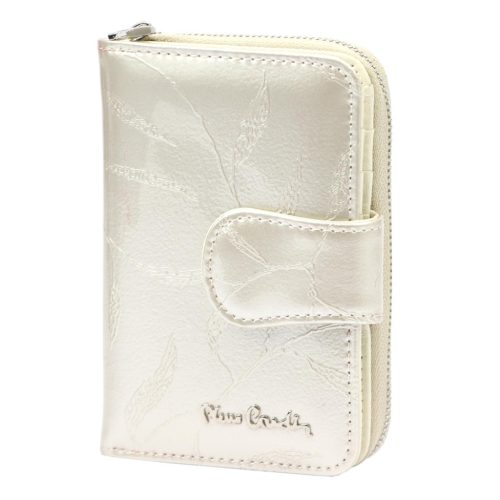 Pierre Cardin 02 LEAF 115 krém női bőr pénztárca 9.5 x 13 x 3.3 cm