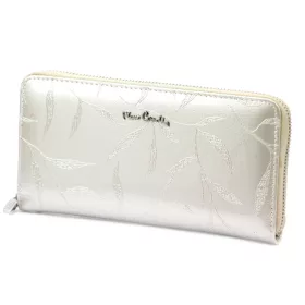  Pierre Cardin 02 LEAF 119 krém női marhabőr pénztárca 20 x 10.5 x 2.8 cm