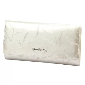   Pierre Cardin 02 LEAF 122 krém női lakkbőr pénztárca 19.5 x 10 x 4 cm