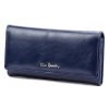 Pierre Cardin 06 ITALY 100 navy női bőr pénztárca 18.5 x 9.5 x 3.5 cm