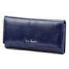 Pierre Cardin 06 ITALY 100 navy női bőr pénztárca 18.5 x 9.5 x 3.5 cm