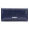 Pierre Cardin 06 ITALY 100 navy női bőr pénztárca 18.5 x 9.5 x 3.5 cm