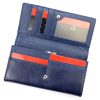 Pierre Cardin 06 ITALY 100 navy női bőr pénztárca 18.5 x 9.5 x 3.5 cm