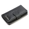 Pierre Cardin 06 ITALY 116 fekete női bőr pénztárca 9.5 x 16.5 x 3.8 cm