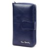 Pierre Cardin 06 ITALY 116 navy női bőr pénztárca 9.5 x 16.5 x 3.8 cm