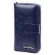 Pierre Cardin 06 ITALY 116 navy női bőr pénztárca 9.5 x 16.5 x 3.8 cm