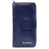 Pierre Cardin 06 ITALY 116 navy női bőr pénztárca 9.5 x 16.5 x 3.8 cm