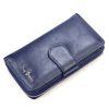 Pierre Cardin 06 ITALY 116 navy női bőr pénztárca 9.5 x 16.5 x 3.8 cm