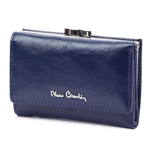 Pierre Cardin 06 ITALY 117 navy női bőr pénztárca 12 x 8.5 x 3 cm