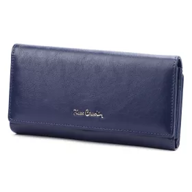   Pierre Cardin 06 ITALY 121 navy női bőr pénztárca 19 x 10.5 x 4 cm