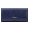 Pierre Cardin 06 ITALY 121 navy női bőr pénztárca 19 x 10.5 x 4 cm