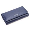 Pierre Cardin 06 ITALY 121 navy női bőr pénztárca 19 x 10.5 x 4 cm