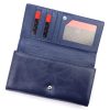 Pierre Cardin 06 ITALY 121 navy női bőr pénztárca 19 x 10.5 x 4 cm