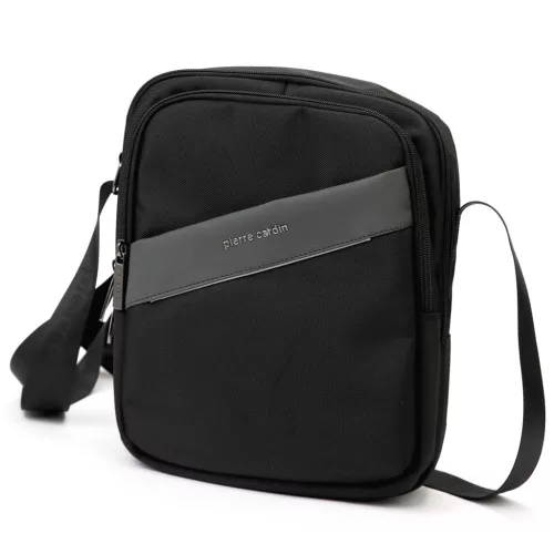 Pierre Cardin 8158 ALAN06 szürke férfi oldaltáska, válltáska 23 x 28 x 9 cm