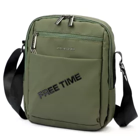   Pierre Cardin 8132 ALAN06 zöld férfi oldaltáska, válltáska 22 x 28 x 10 cm