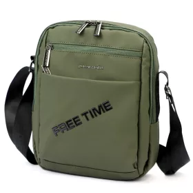   Pierre Cardin 8132 ALAN06 zöld férfi oldaltáska, válltáska 22 x 28 x 10 cm