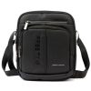 Pierre Cardin 8131 ALAN06 fekete poliészter férfi oldaltáska, válltáska 24x29x10 cm