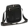 Pierre Cardin 8131 ALAN06 fekete poliészter férfi oldaltáska, válltáska 24x29x10 cm