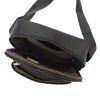 Pierre Cardin 8131 ALAN06 fekete poliészter férfi oldaltáska, válltáska 24x29x10 cm