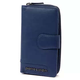   Pierre Cardin TILAK131 2202 kék női bőr pénztárca 9,5 x 17 cm