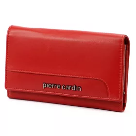  Pierre Cardin TILAK131 455 piros női bőr pénztárca 16 x 9,5 cm