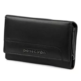   Pierre Cardin TILAK131 455 fekete női bőr pénztárca 16 x 9,5 cm