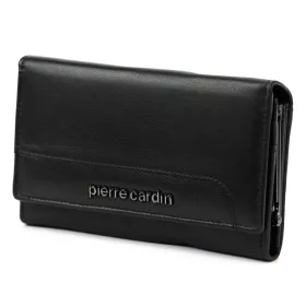  Pierre Cardin TILAK131 455 fekete női bőr pénztárca 16 x 9,5 cm