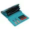 Pierre Cardin TILAK130 455 türkiz női bőr pénztárca 16 x 9,5 cm