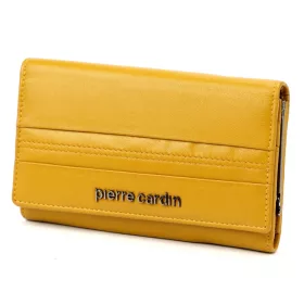   Pierre Cardin TILAK130 455 sárga női bőr pénztárca 16 x 9,5 cm
