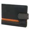 Nordee HVAL N992L fekete férfi bőr pénztárca 13.3 x 10 x 2.5 cm