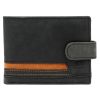 Nordee HVAL N992L fekete férfi bőr pénztárca 13.3 x 10 x 2.5 cm