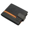 Nordee HVAL N992L fekete férfi bőr pénztárca 13.3 x 10 x 2.5 cm