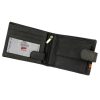 Nordee HVAL N992L fekete férfi bőr pénztárca 13.3 x 10 x 2.5 cm