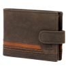 Nordee HVAL N992L barna férfi bőr pénztárca 13.3 x 10 x 2.5 cm