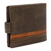 Nordee HVAL N992L barna férfi bőr pénztárca 13.3 x 10 x 2.5 cm