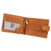 Nordee HVAL N992L konyak férfi bőr pénztárca 13.3 x 10 x 2.5 cm