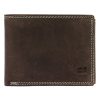 Nordee BJORN N992 barna férfi bőr pénztárca 12.5 x 9.5 x 3 cm